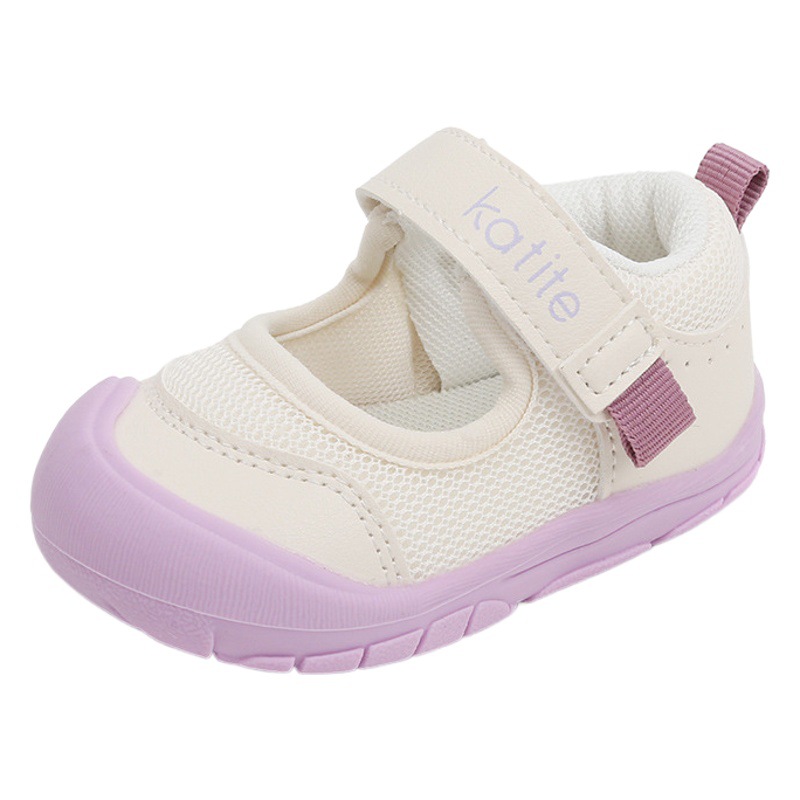 Zapatos de malla de Bebé Zapatos de niño transpirable Zapatos Infantiles Primavera y otoño nuevos zapatos casuales de fondo suave zapatos de las niñas Generación de pelo