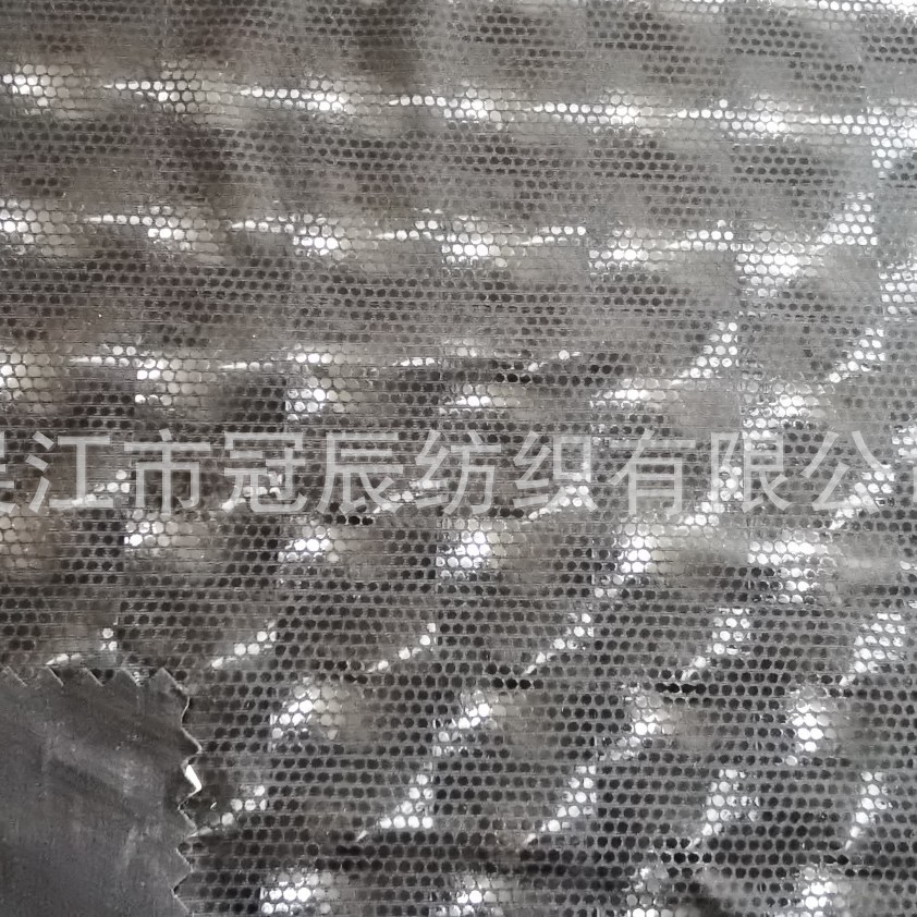 立体烫金印花3D印花针织布