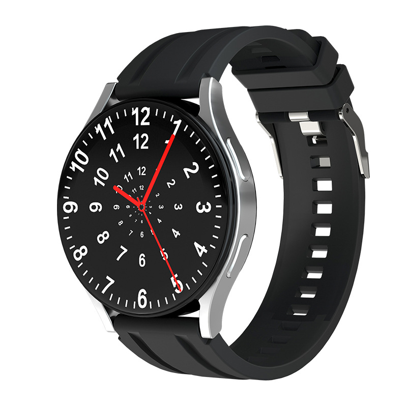 Pantalla redonda de piel de camarón, reloj inteligente GT1, frecuencia cardíaca, presión arterial, oxígeno en sangre, pulsera deportiva, llamada Bluetooth, varios idiomas