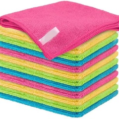 Export cross-border exclusive supply car washing and crystal towel 40*40cm kitchen household towel warp knitting polyester and nylon car cleaning cloth 