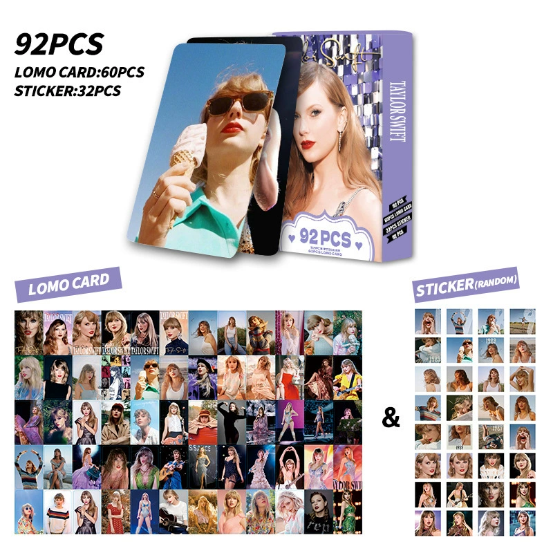 92ШТ HD фотокарточка Taylorus Lomo карта коллекционная карта Taylor Swift коробка