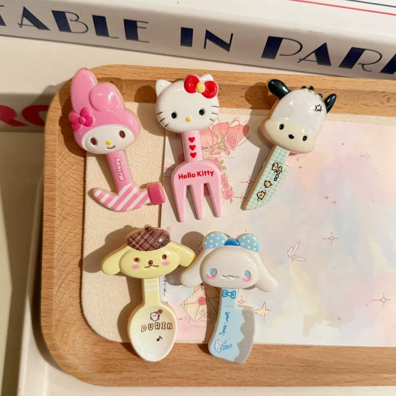 Брендовый мультяшный зажим для волос, банты, аксессуар, Cinnamoroll