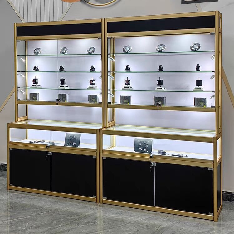 品柜珠宝展示柜首饰品柜样品玉石玻璃柜工艺品产品展示架