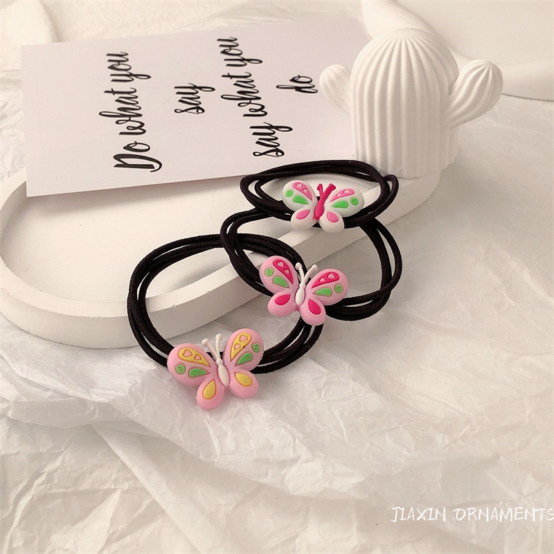 Cuerdas frescas de arcade de cerámica suave cuerdas de cabello elásticas anillo de cabello temperamento simple de mujer alta elástica cabello de cabeza duradero