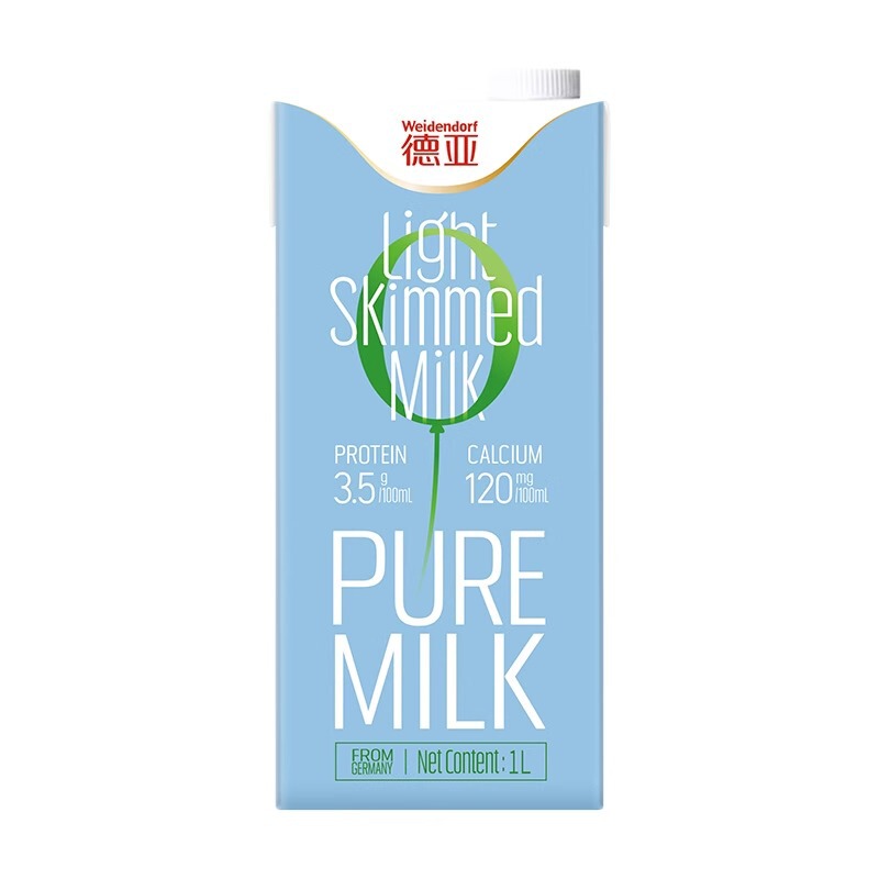 ドイツオリジナル輸入純乳 軽量脱脂純乳 1L 新日子供用朝食用ミルク 卸売在庫あり|undefined