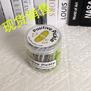 Cross-Border Positive Pickle Emotional Cards Positive Pickle Emotional Support Affirmation Cards