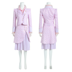 魔法の悪い魔女COS服のヒロインGlinda同服ハロウィーン舞台演技服コスプレ服
