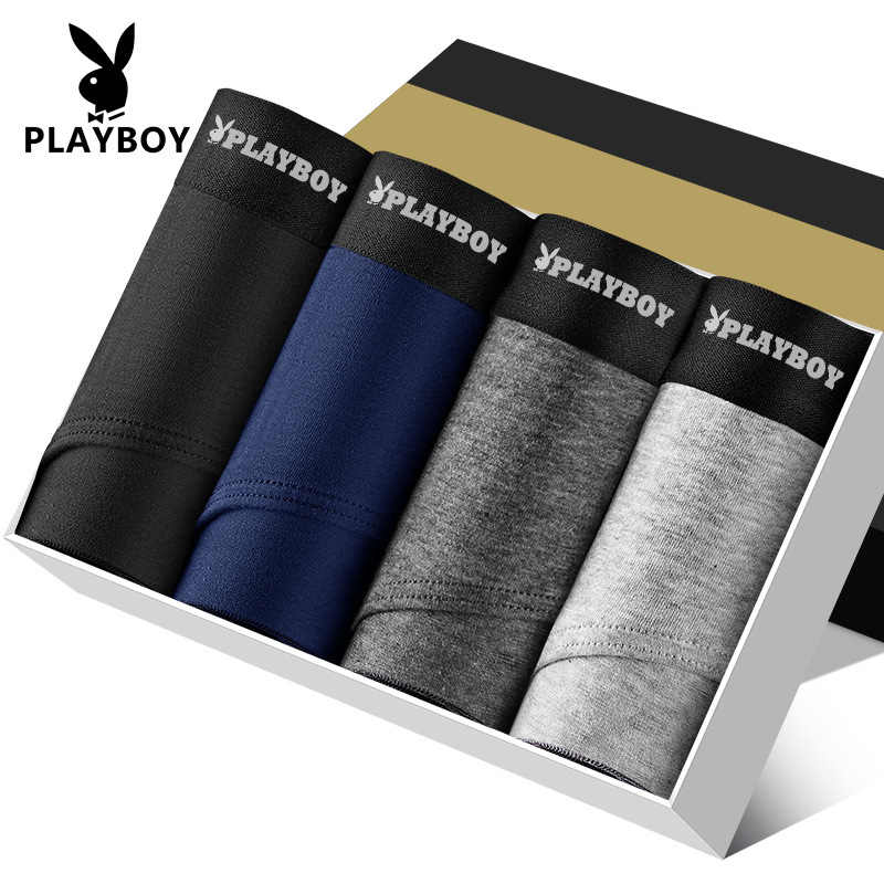 Playboy VIP men's underwear cotton men's underpants cotton pants briefs a generation of wholesale