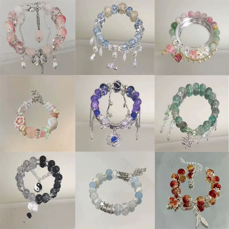 Ретро мультфильм маленький дизайн бисер bracelet?