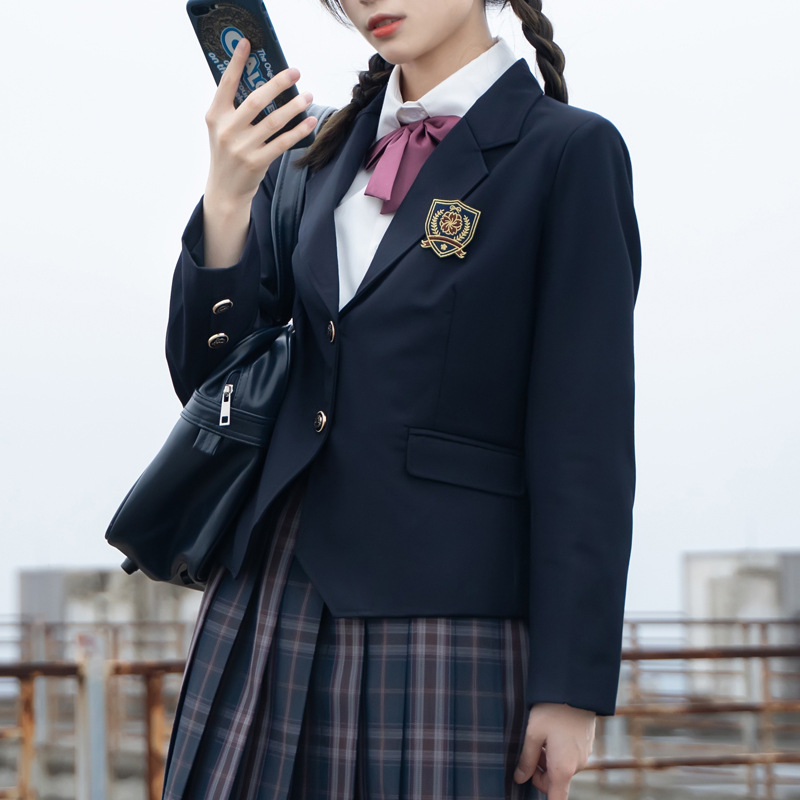 2021 New Spring JK uniform suit school uniform Versatile Occupation suit coat Contractor machining