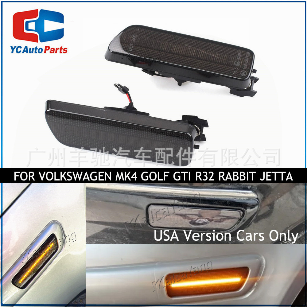 Adecuado para Volkswagen VW Golf 4 Jetta MK4 Luz de barra delantera Luz de señal frontal Luz de señal de giro