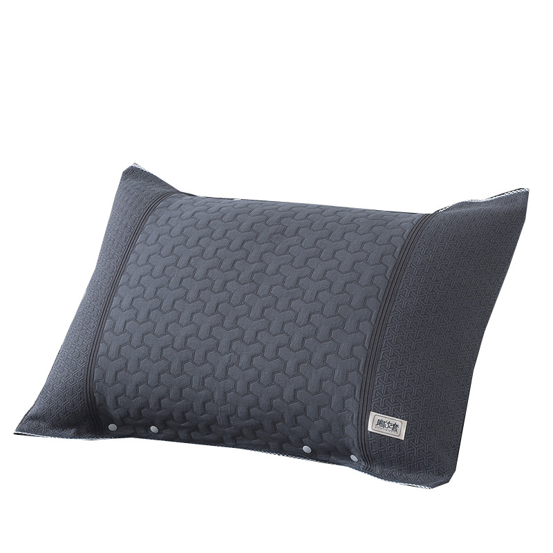 壹對裝棉枕巾蓋枕頭巾歐式情侶單人全棉紗布枕巾毛巾式蓋巾