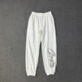 Letter style pants white