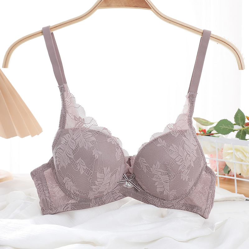 Fábrica de stock del sudeste asiático sujetador de mujer encaje ajustable de taza confortable sujetador transpirable