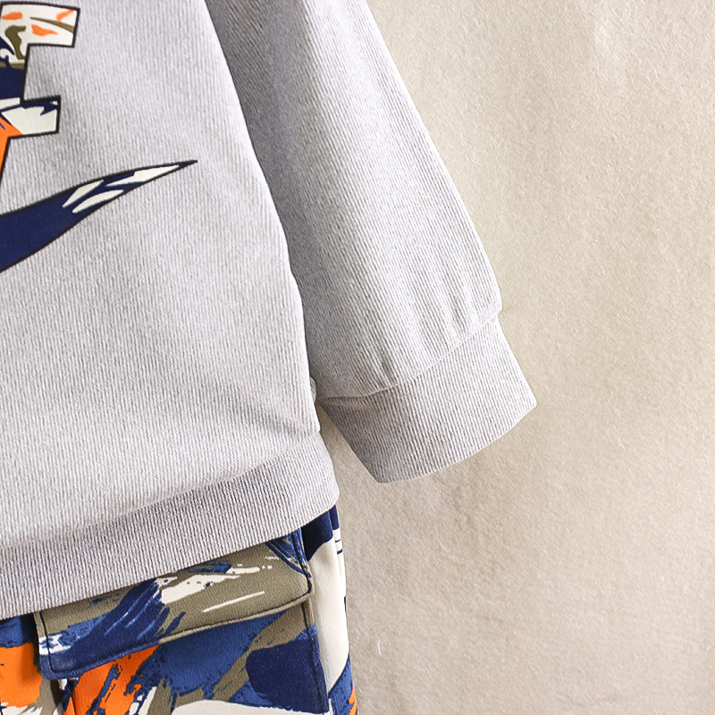 Baby New Boys Girls Spring and Autumn Fashionable Two Piece Set 0-1-5 Year Old Children's Baseball Jersey_voghion.com