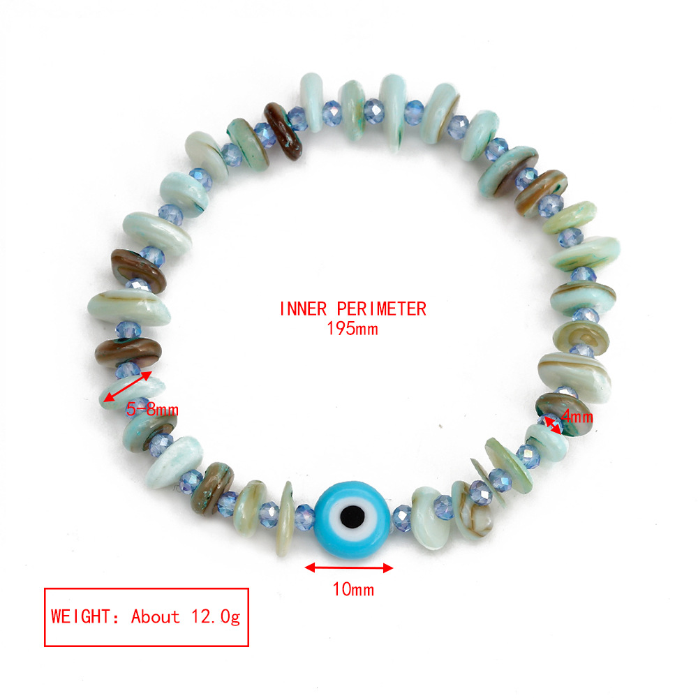 Fashion Eye Copper Inlay Zircon Bracelets 1 Piece