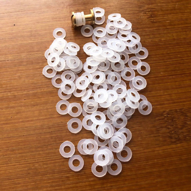 Screw shim silica gel Silicone ring Belt Bag parts silica gel O- outside a circle 8mm6mm Thickness of 1 mm