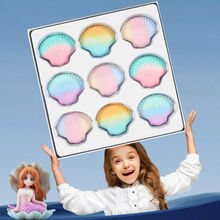 泡水孵化贝壳盲盒美人鱼海洋动物仿真玩具男女孩儿童生日礼物礼盒