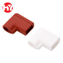 250 187旗形硅胶护套 阻燃绝缘护套 90度弯头加厚