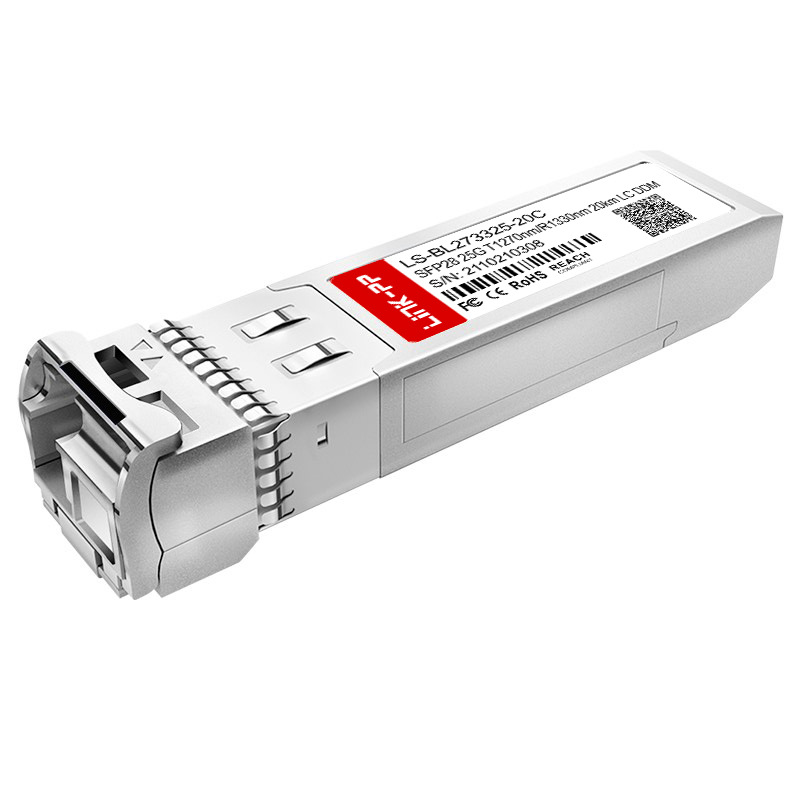 光模块厂家 bidi  SFP28 lc口 25G光模块 SFP-25GBX-U-20