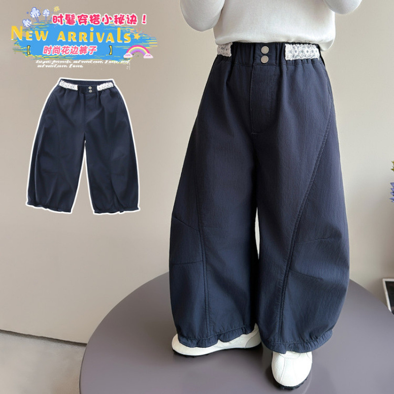Girls' Pants Spring and Autumn 2026 New Fashionable Casual Pants for Children, Stylish Curved Pants for Girls and Toddlers Girls' Pants Spring and Autumn 2026 New Fashionable Casual Pants for Children, Stylish Curved Pants for Girls and Toddlers
