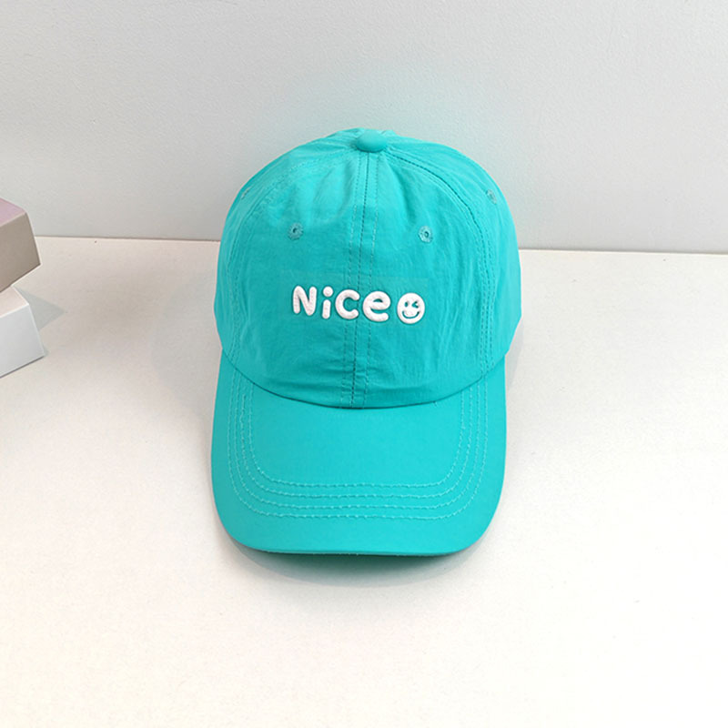 Sombreros infantiles primavera y verano color caramelo sombrero de sol de niñas letras bonitas sombrero de béisbol sombrero de boca de pato sombrero de sol de bebé