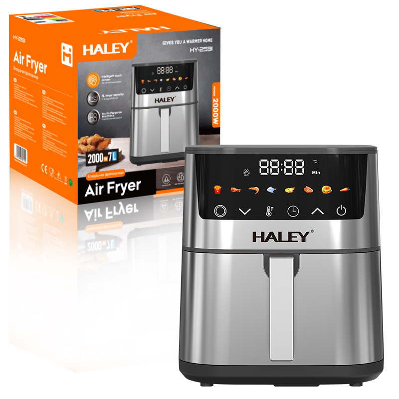 Haley European Export Export 2000W High Power 7L Large Capacity Multi-Functional Smart Home Air Fryer
