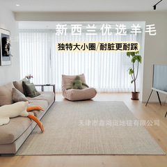 ニュージーランド産高脂肪ウール、汚れにくい高級カーペット、無地のリビングルームコーヒーテーブルマット、ミニマリストの軽い高級寝室ベッドサイドブランケット