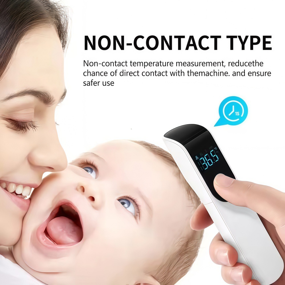 Original Manufacturer Mini Forehead Thermometer Handheld Non-Contact Infrared Electronic Thermometer Chinese, English and Japanese Baby Thermometer