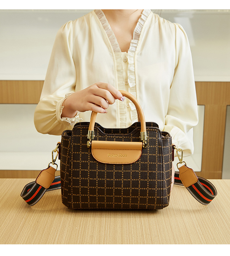 Dames handtas en schoudertas set van echt leer_voghion.com