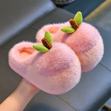 儿童棉拖鞋2025新款秋冬男女童防滑室内厚底加绒小中大童亲子棉拖