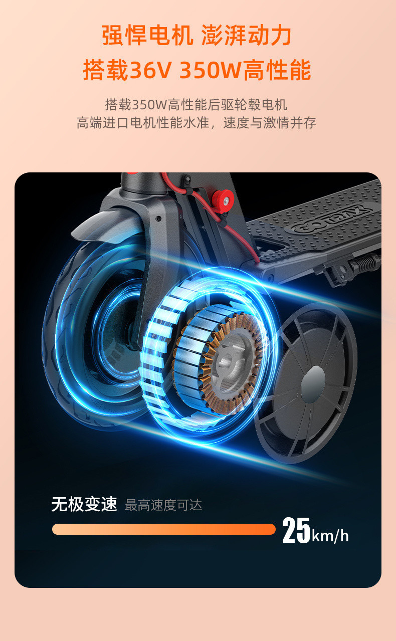 L5UGOTRAX Electric Scooter Foldable Adult Student Scooter Artifact Mini Lithium Battery Portable Ultra Light