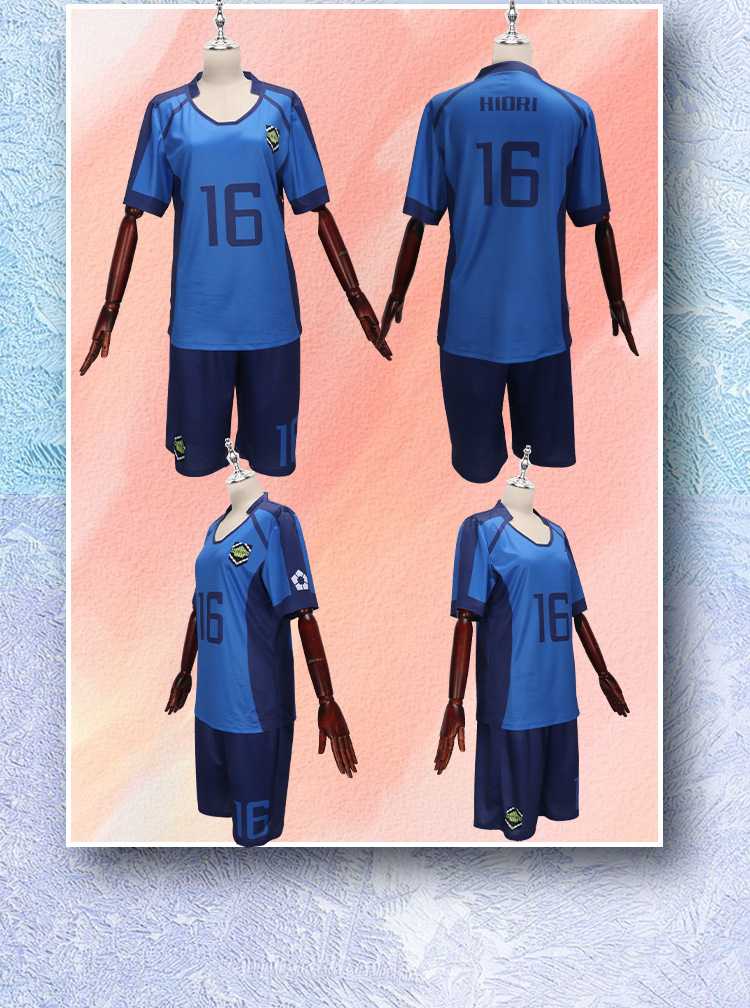 Blue Lock Yoichi Isagi Meguru Bachira Hyoma Chigiri Jersey Cosplay Costume