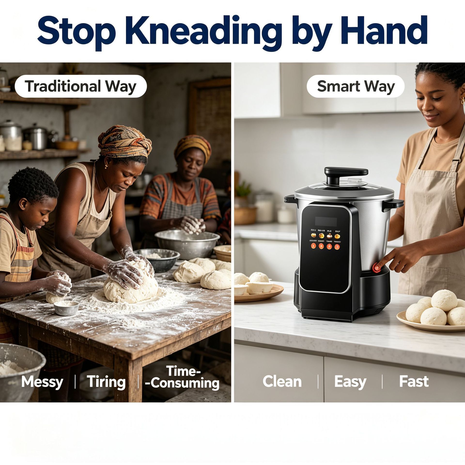Swallow-Maker, Fufu-Maker, Cassava- und Yam-Mixer, Mixer, Cassava-Maschine