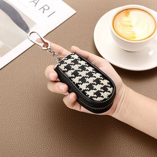 Key Bag Fabric Women's Universal Cosmetics Bag Two-In-One Compact Car Key Card Holder Mini Key Bag Buckle Style
