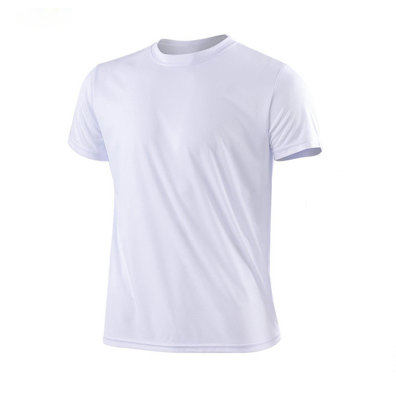 Camiseta deportiva hombre transpirable secado rápido entrenamiento