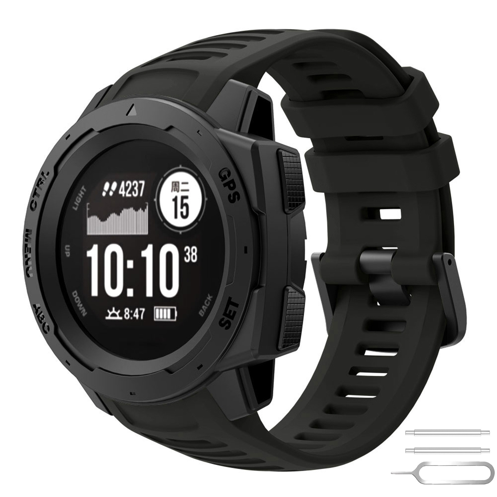 For Garmin instinct Instinct Watchband instinct2 Watch Silicone Replacement Wristband 22mm