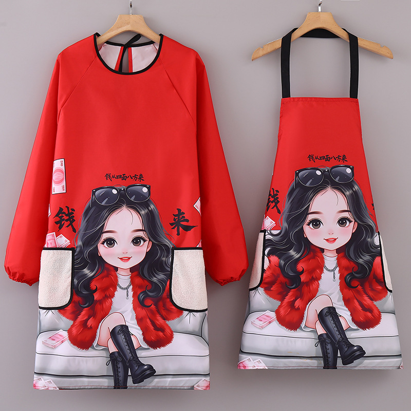Waterproof Fashionable Oil-Proof Apron for Wiping Hands, Stylish Kitchen Apron for Home Use, Trendy Cooking Apron, Popular Workwear Waterproof Fashionable Oil-Proof Apron for Wiping Hands, Stylish Kitchen Apron for Home Use, Trendy Cooking Apron, Popular Workwear