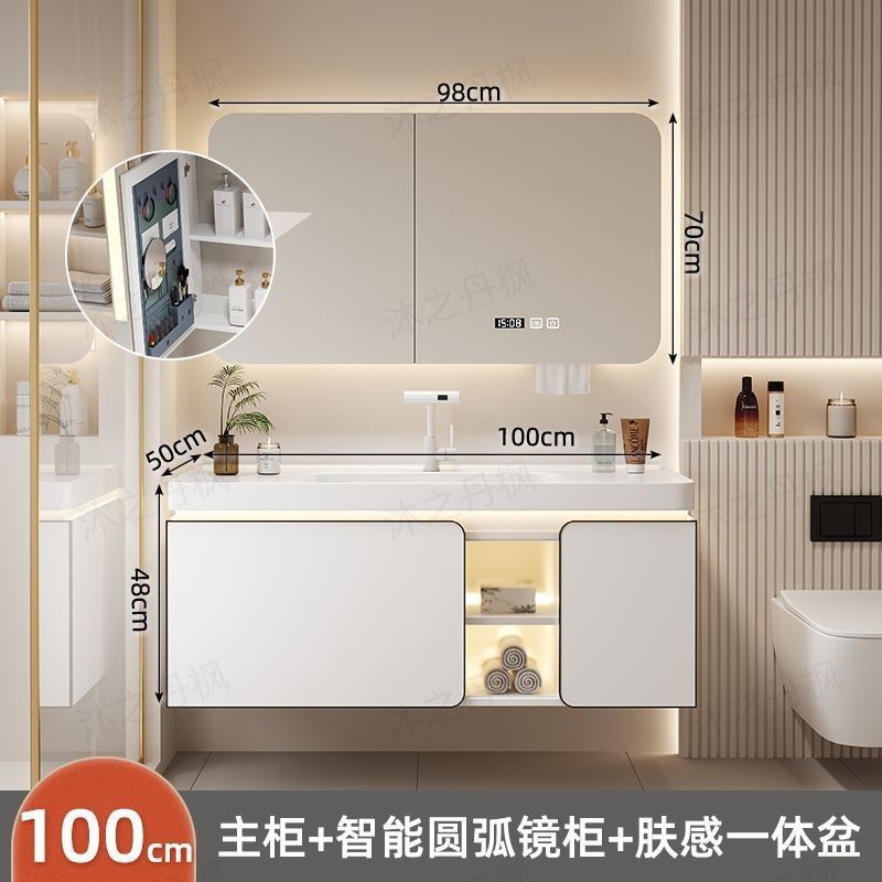 25 años de luz de la luna blanca nueva bañera de cerámica gabinete de baño combinado lavabo de cerámica lavabo gabinete de baño