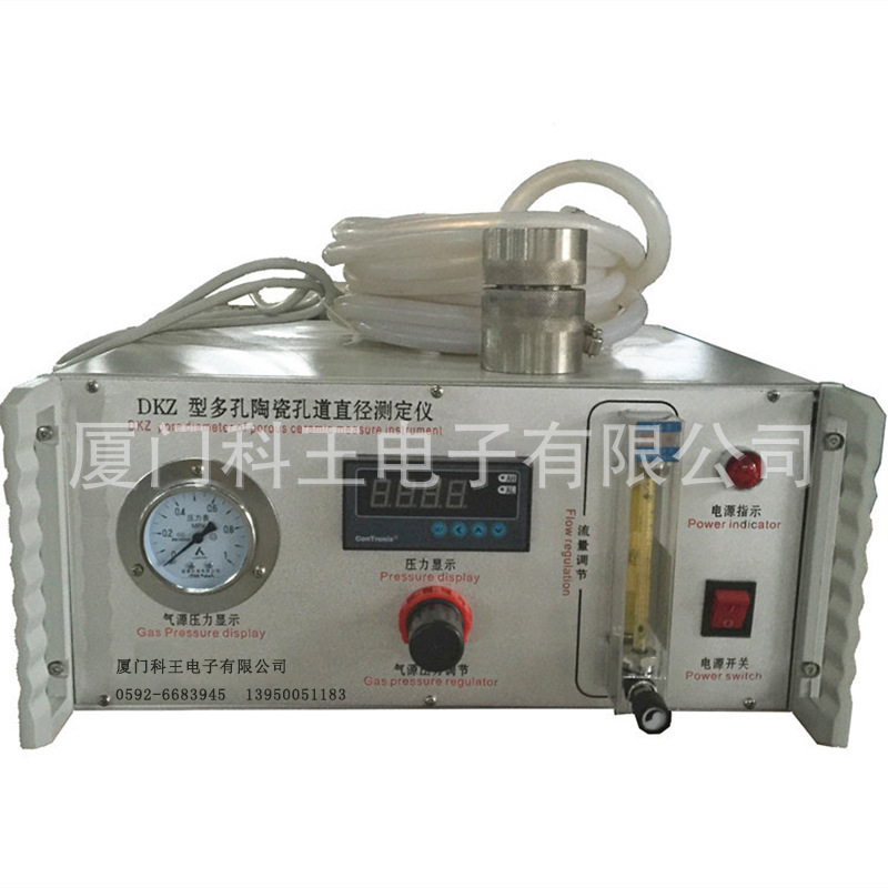 多孔陶瓷孔道直径测试仪 陶瓷毛细孔管道最大直径测定试验仪器