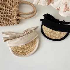 Korean ins cat pet dog hat small dog teddy bear sun protection sun hat pastoral style decoration photo