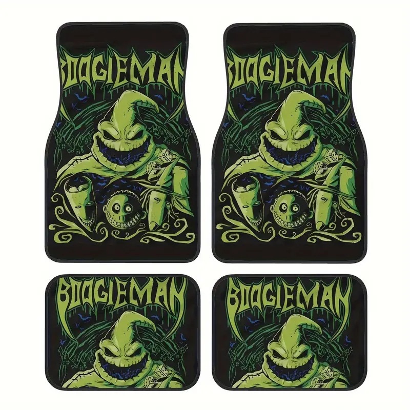 Cross-Border Temu Car Floor Mats, Stain-Resistant and Easy to Care For, Four-Piece Set of Non-Slip Mats, Retro Nordic Style Soft Diatom Mud Floor Mats