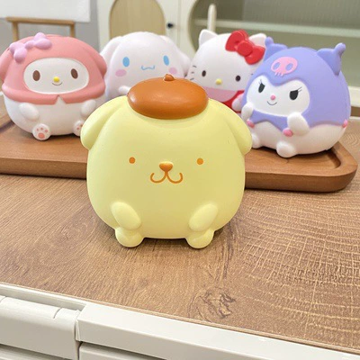 Антистресс-игрушка Sanrio, слизеподобная мякиш-кукла 8×7,8×7,8 см, коллекция персонажей