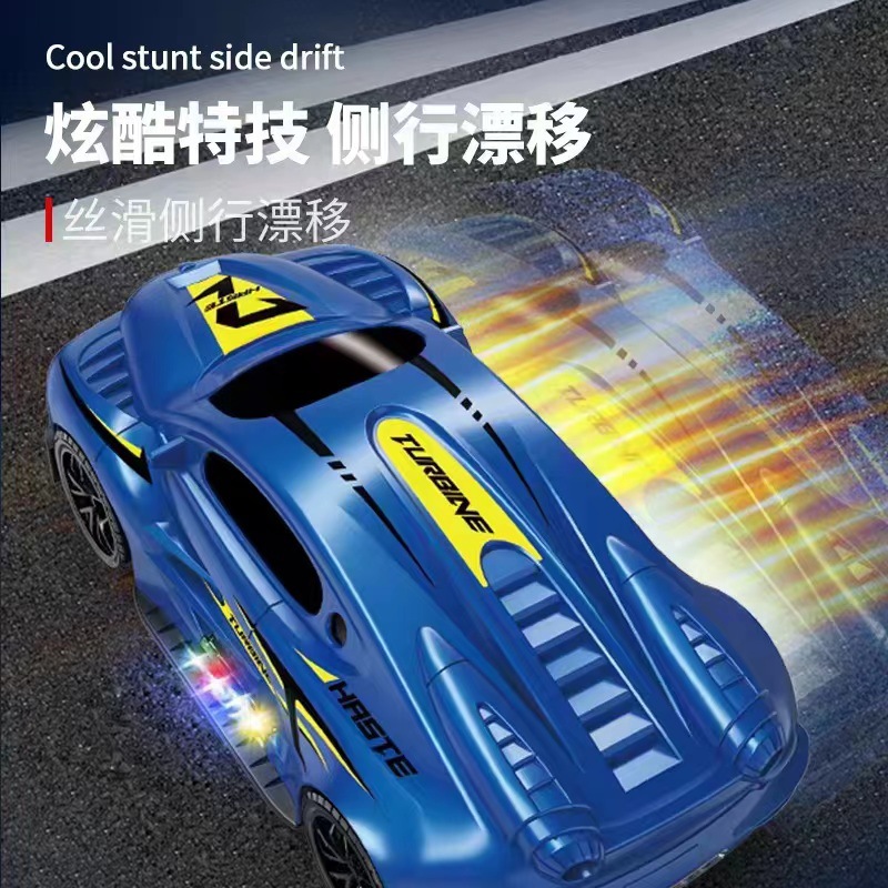 Carreras eléctricas drift side conducción colorida música luz coche deportivo coche de juguete para niños puesto al por mayor