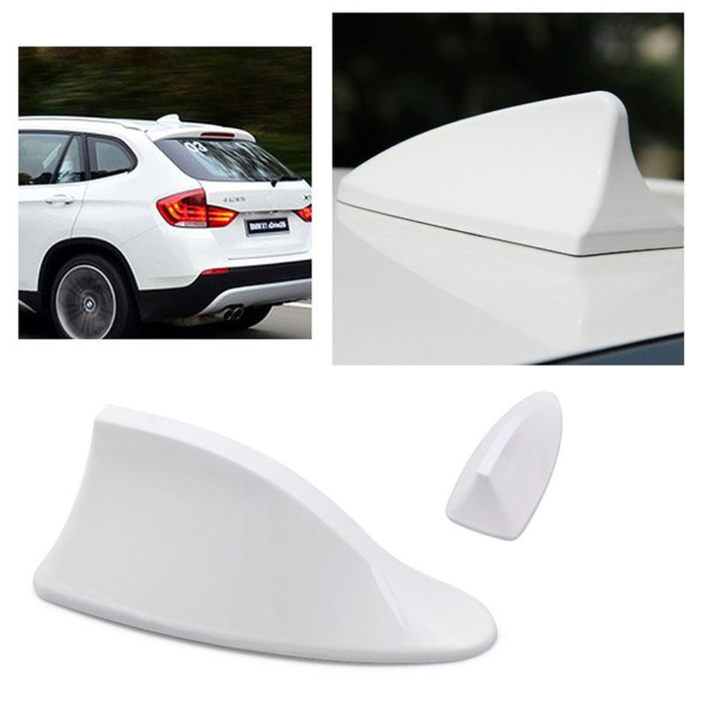 Car Decoration Shark Fin Universal Antenna, Radio-Specific Antenna, Car Roof Spoiler Antenna Modification, No Drilling Required