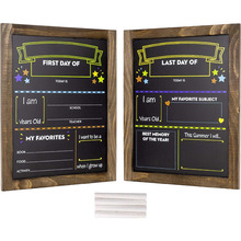 实木边框木质挂式磁性黑板可支架黑板店铺咖啡馆留言板儿童画板