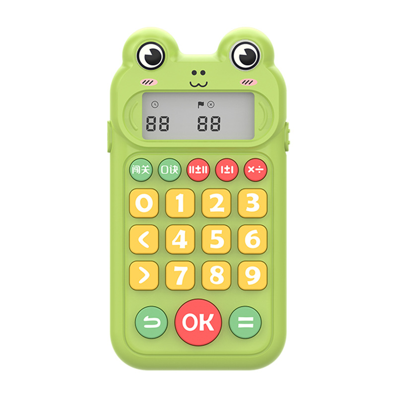 computadora portátil para niños enseñanza temprana máquina de aprendizaje práctica aritmética para estudiantes de primaria examen instrucción mini calculadora