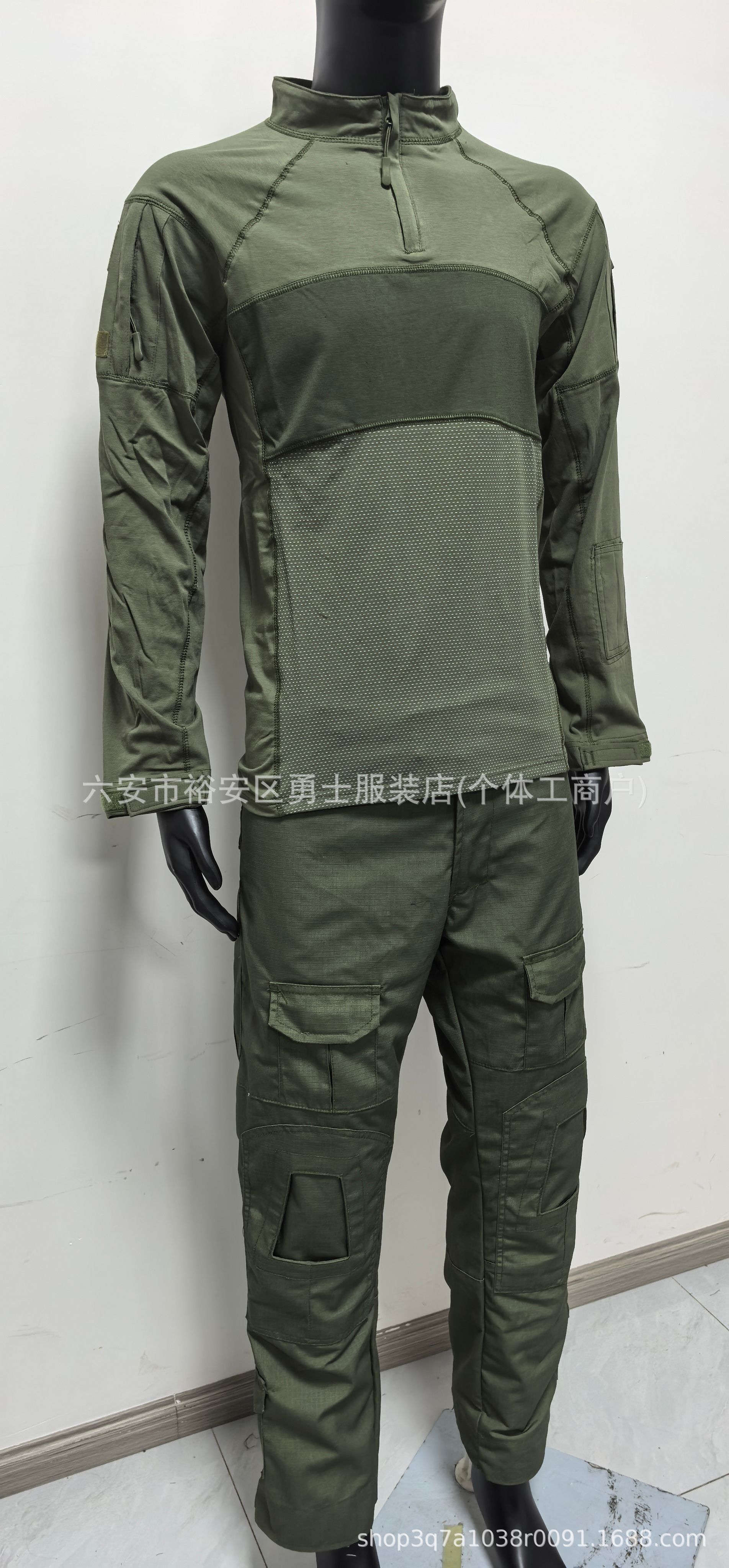 Camisa de Combate Táctica de Camuflaje para Hombre de Mezcla de Algodón, Térmico image 6
