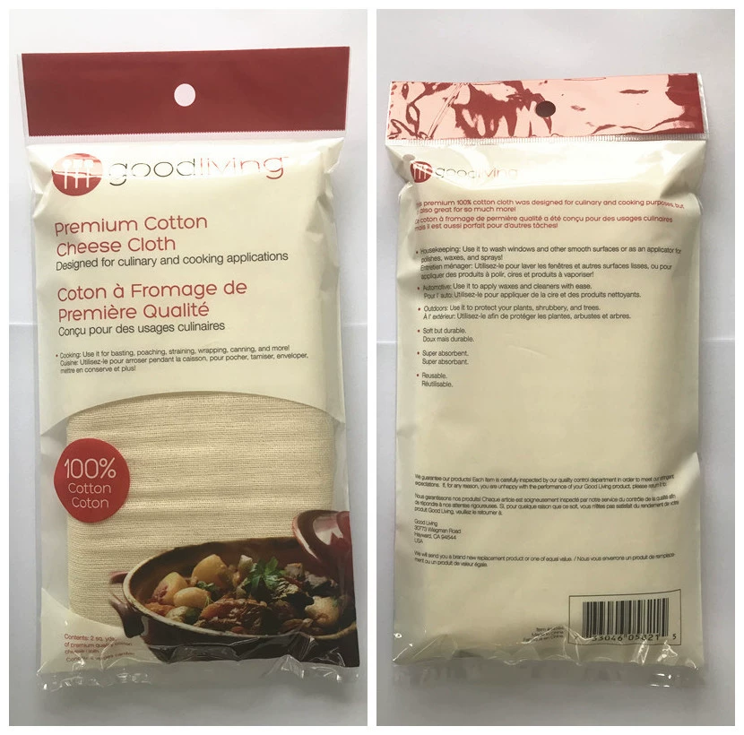 Фабричный экспорт 100% хлопковая марля для сыра кухонная марля CHEESE CLOTH GRADE 2 ярда (yds)