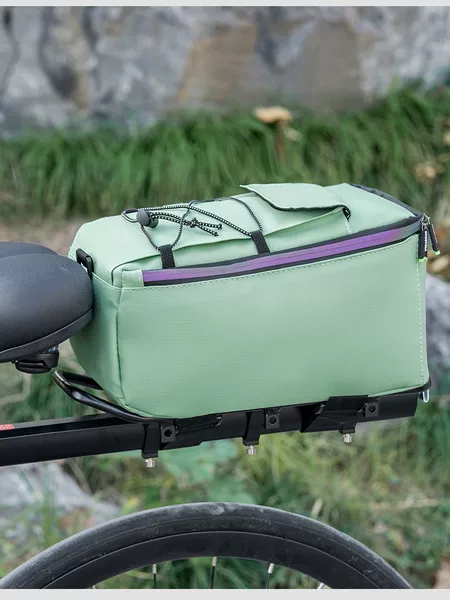 Bicycle Pannier Bag, Mountain Bike Large-Capacity Riding Bag, Waterproof Rear Rack Bag, Rear Seat Tail Bag, Frame Saddlebag Equipment